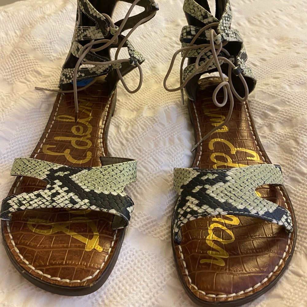 Sam Edelman Snakeskin Sandals